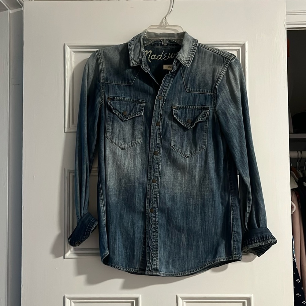 Madewell denim button down